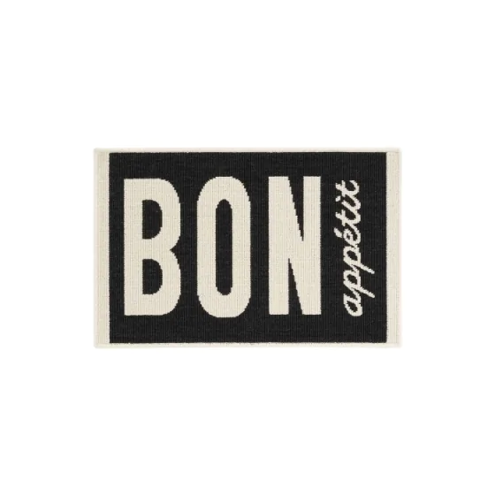 Tapis rectangle 50 x 80 cm bouclette appetito Sans