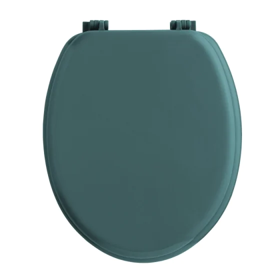 Abatt. wc charnieres plastique 18 pouces mdf uni vitamine sdb Bleu/emeraude