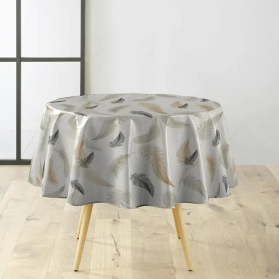 Nappe Ronde 160 cm PVC Textilia Folea - Élégance et Praticité
