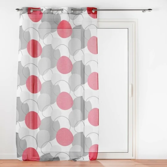 Panneau a oeillets 140 x 280 cm voile sable imprime merlin Sans