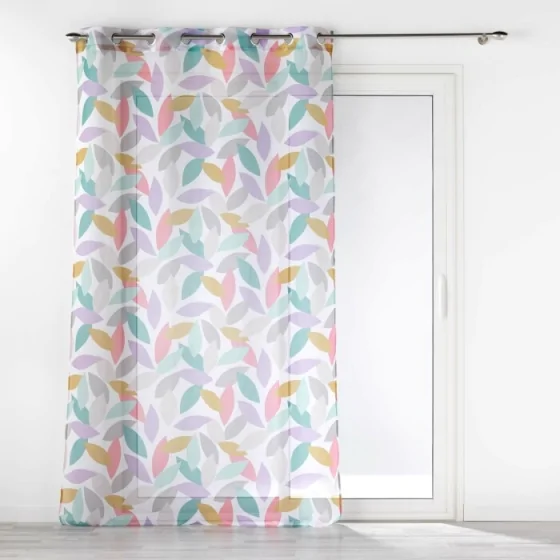 Panneau a oeillets 140 x 240 cm voile sable imprime fantasia Sans