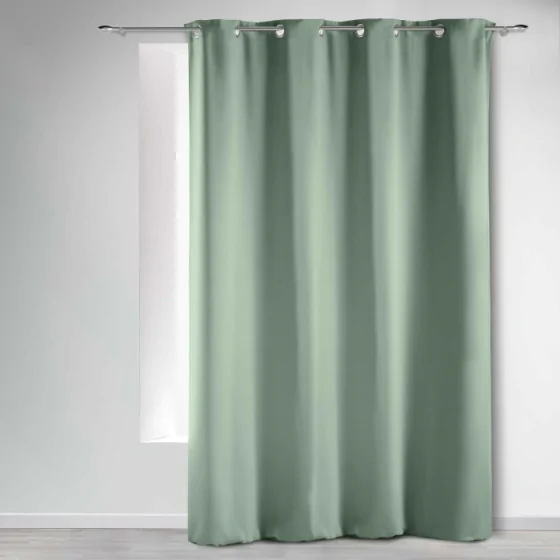 Rideau Occultant Grande Hauteur 135 x 280 cm – Vert sauge – 