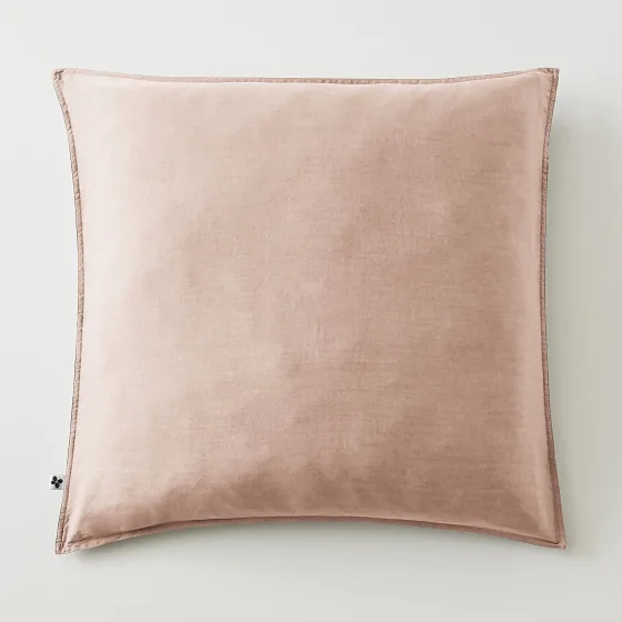 taie d'oreiller 63 x 63 cm lyocell uni lysandre blush