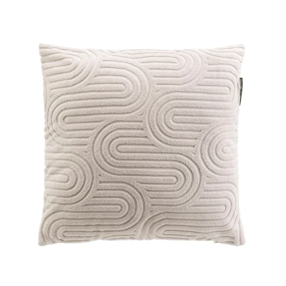 Coussin dehoussable compresse 45 x 45 cm velours devore pila Sans