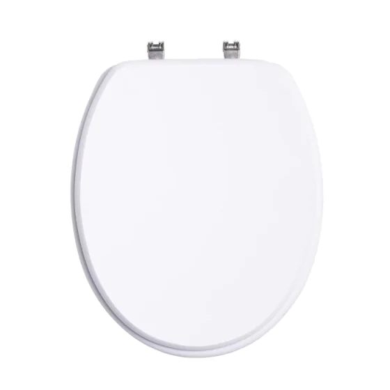 Abatt. wc charn. metal/abs fdc 18 pouces mdf uni mat matty Blanc