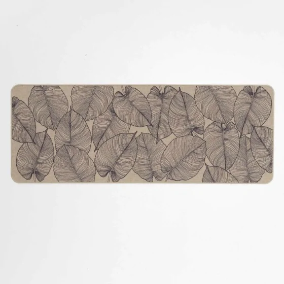 Tapis rectangle 45 x 120 cm tisse imprime jade Sans