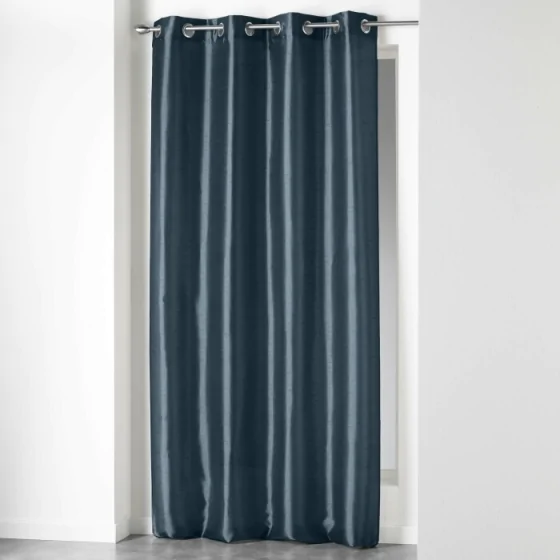 Rideau effet brillant 140 x 240 cm Shana Marine