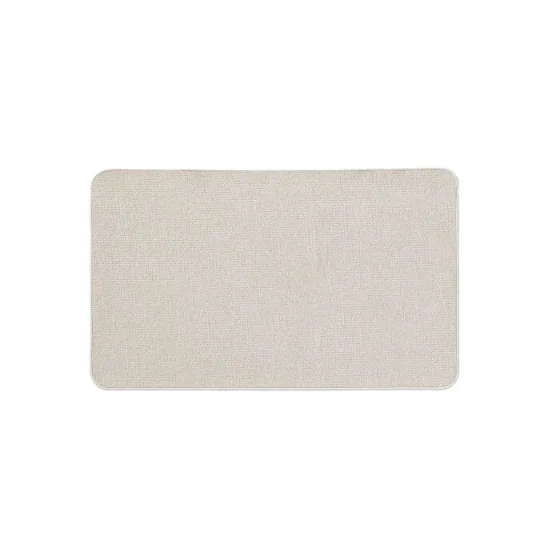 Tapis rectangle 45 x 75 cm tisse uni simeo Naturel