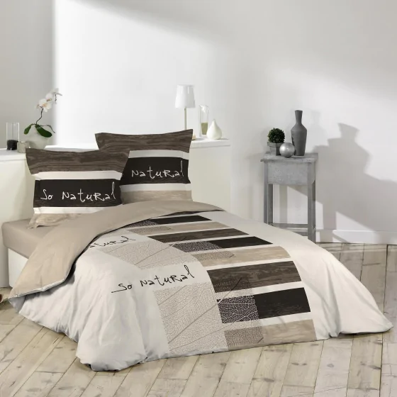 parure 3 p. 200 x 200 cm imprime 42 fils allover so natural