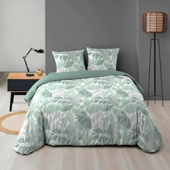 Housse de couette 240 x 220 cm en microfibre de flanelle Epicea