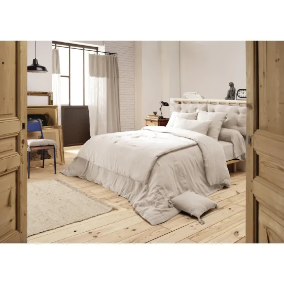 Housse de couette gaze de coton Luxe 200 x 200 cm Pampa