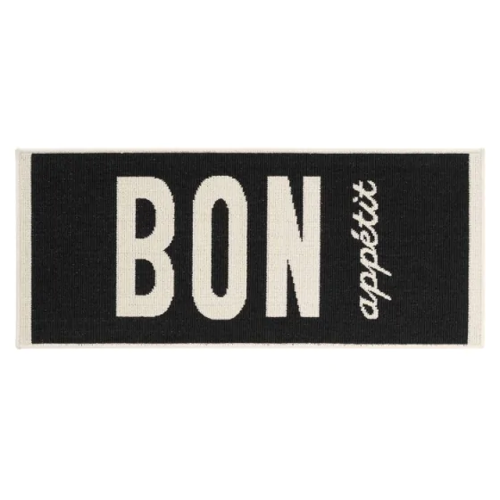 Tapis anti dérapant rectangle 50 x 120 cm bouclette Appetito