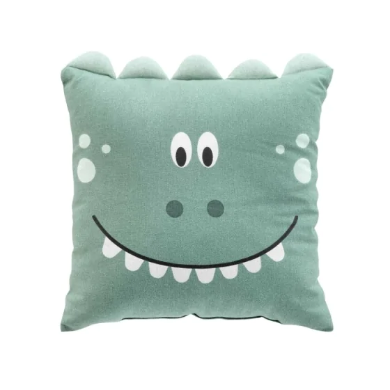 Coussin compresse 40 x 40 cm coton imprime dina des. place Sans