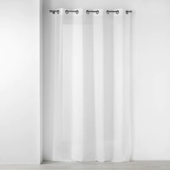 Panneau a oeillets metal 140 x 240 cm luminette unie luminea Blanc