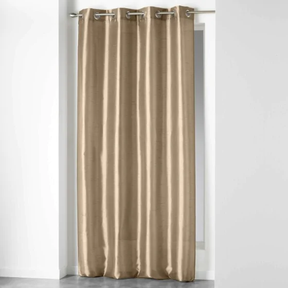 Rideau a oeillets 140 x 240 cm shantung uni shana Lin