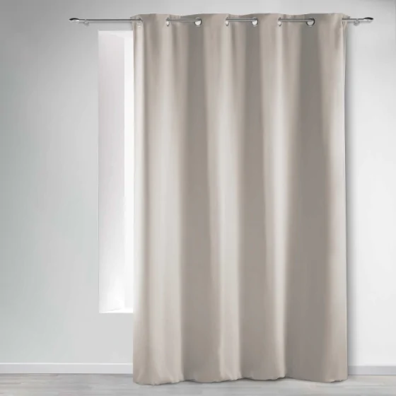 Rideau Occultant Grande Hauteur 135 x 280 cm – Ivoire – 