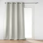 Rideau à oeillets isolant thermique 140 x 260 cm jacquard Polarine Naturel