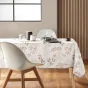 Nappe rectangle 150 x 240 cm polyester imprime manola Naturel