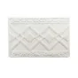 Tapis de bain 50 x 80 cm coton jacquard tufte gladis Sans