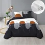 Pack parure de couette 220 x 240 cm Oblis + drap housse (140) Blanc