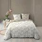 Parure de couette réversible + 240 x 220 cm coton 57 fils + 2 taies Oliana