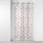 Panneau a oeillets 140 x 280 cm voile sable brode hoops Rouge