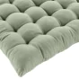 Assise matelassee 38 x 38 cm coton/polyester recycle grs twily Sauge