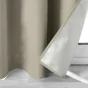 Rideau isolant phonique thermique occultant 140 x 260 cm Darko Noisette