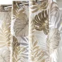 Rideau a oeillets 140 x 260 cm polyester imprime metallise Mogador