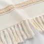 Voilage a oeillets 140 x 240 cm voile sablé + jute Janara Naturel