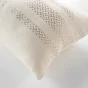Coussin dehoussable compresse 30 x 50 cm coton jacquard+fils metallises doreline Sans