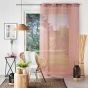 Panneau a oeillets 140 x 280 cm voile sable sandra Rose