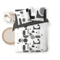 Housse de couette 240 x 220 cm coton 42 fils + 2 taies Chilipop