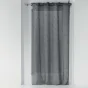 Voilage à nouettes 140 x 240 cm voile tissé Charlotte Anthracite