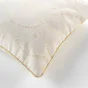 Coussin dehous compr passepoil 45 x 45 cm polycoton imprime metallise lorina Sans