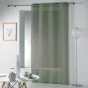 Voilage a oeillets 140 x 240 cm etamine crash telma Kaki