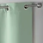 Lot de 2 rideaux occultant petite hauteur 135 x 180 cm occult Sauge