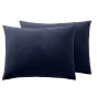 Pack Housse de couette 240 x 220 cm Gaze de coton + drap housse 140x190 Bleu