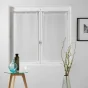 Paire droite anneaux 2 x 60 x 90 cm voile tisse milza Blanc
