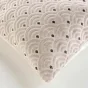 Coussin dehous. compr. 45 x 45 cm jacquard chenille+fils metal. minella Naturel