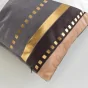 Coussin dehoussable compresse 45 x 45 cm velours imp. metallise naez des place Sans
