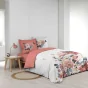 Parure de couette + 2 taies  200 x 200 cm imprimé 42 fils Roseane