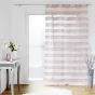 Voilage a oeillets 140 x 260 cm voile sablé fils coupés lalina Rose