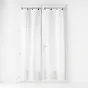 Paire droite anneaux 2 x 70 x 200 cm voile tisse linka Blanc