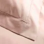 Drap housse qualité hotêl 160 x 200 cm + 2 taies en percale 78 fils Rose
