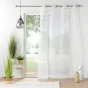 Panneau a oeillets 140 x 280 cm voile sable imprime metallise flessia Or