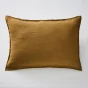 Taie d'oreiller 50 x 70 cm en lin lavé Soline Caramel