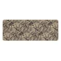 Tapis rectangle 45 x 120 cm tisse imprime stylis Noir