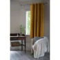 Rideau occultant isolant phonique + polaire 140 x 180 cm Inuit Jaune moutard