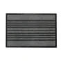 Tapis rectangle 40 x 60 cm anti-poussiere grattoir piano Gris